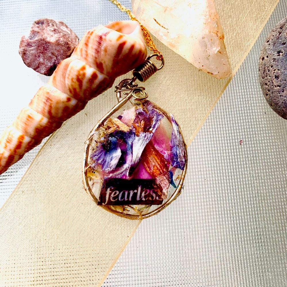 Fearless Pendant ~ Boho and Handmade